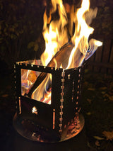 Feuerstelle, Feuerschale, Brennmaterial, Holzfeuer, Outdoorküche