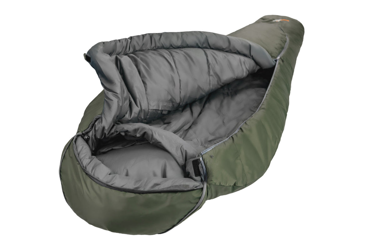 Schlafsack, Outdoor, Schlafsack Innenfutter, Matschgrün, Kaltwetter