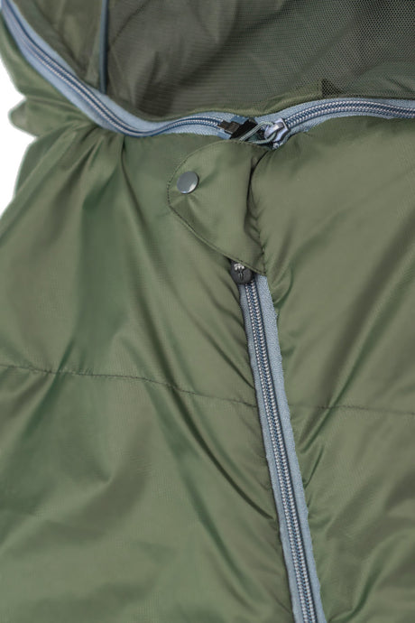 jacket, hooded, zipper, parka, olive-green