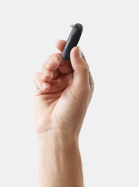 In-Ear, USB-Stick, klein, handheld, dunkelgrau