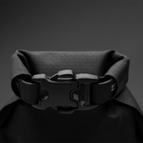 halsband, verschluss, gurt, schwarz, neoprenband