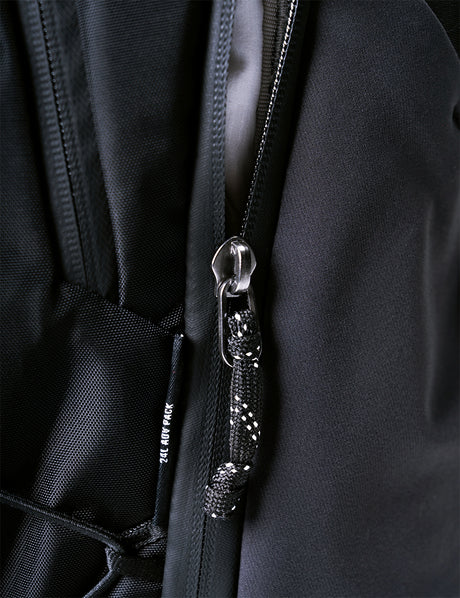 Reißverschluss, Rucksack, Schwarz, Beschläge, Zipper