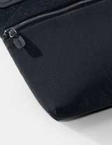 schwarz, Reißverschluss, Stoff, Tasche, Ecke