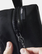 Zipper, Reissverschluss, Tasche, Mesh, Schwarz