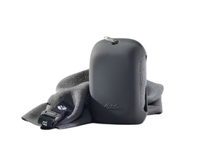 Brusttasche, Körperwärmer, Gürtelclip, Klettverschluss, Schwarz