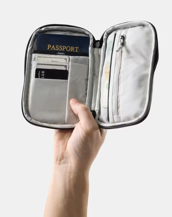 Reiseetui, Portemonnaie, Kreditkartenfächer, Reisepass, Gepäckorganizer