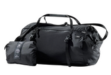 Reisetasche, Sporttasche, Duffle, Schulterriemen, Schwarz