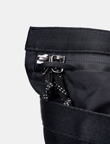 Rucksack, Reißverschluss, Gurtband, Nylon, Schwarz