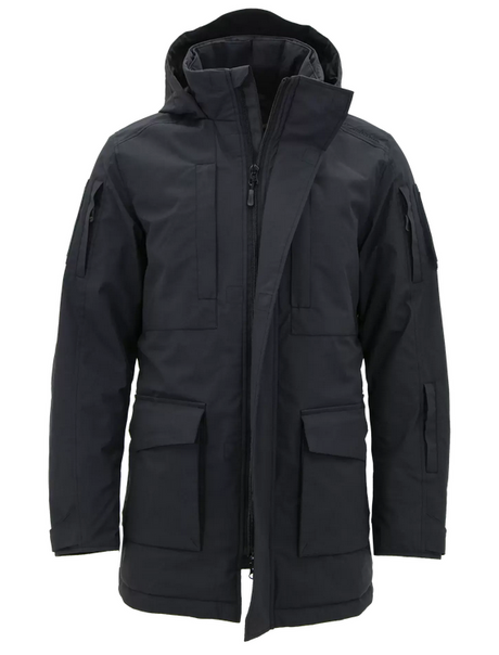 Winterjacke, Herrenjacke, Kapuzenjacke, Kopfleiste, Verschlusszipper