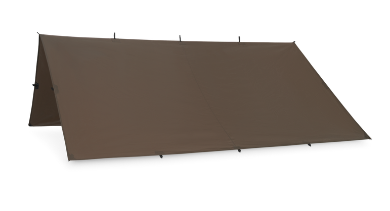 Tarp, Pavillon, Camping, Braun, Outdoor-Ausrüstung