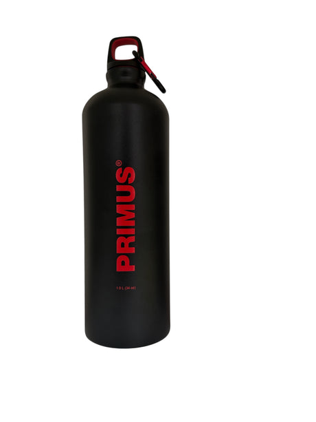 Wasserflasche, Sportflasche, Dunkler Flaschenkörper, Trinkflasche, Kopfverschluss mit Henkel