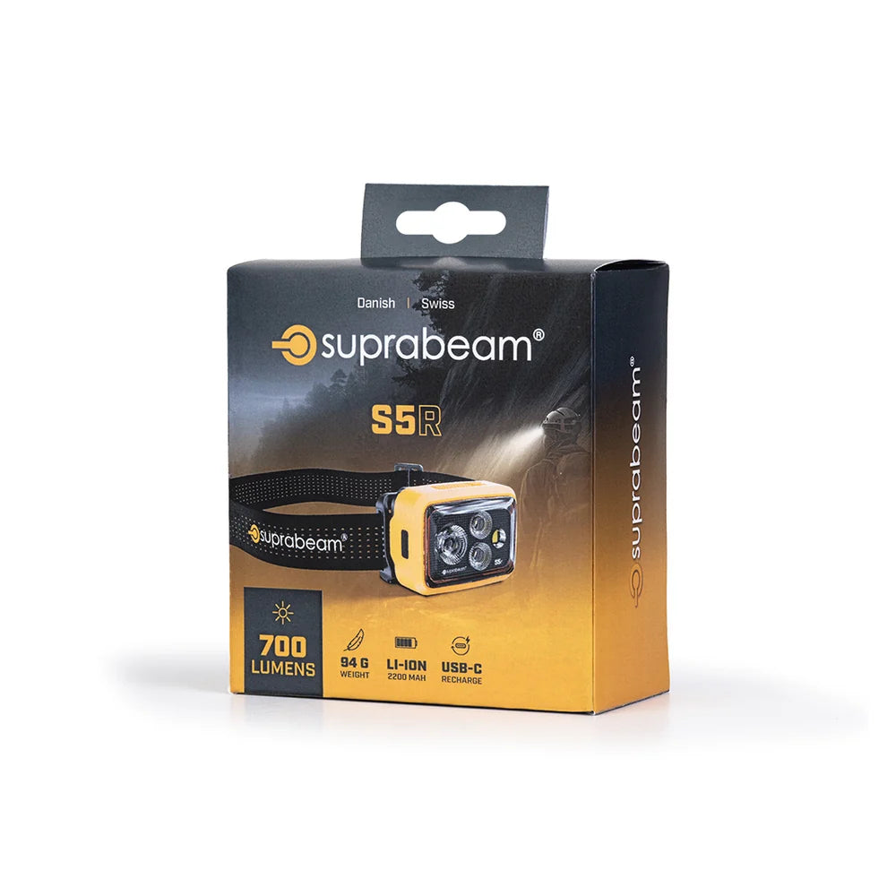 Suprabeam - Stirnlampe S5R rechargeable (700 Lumen)