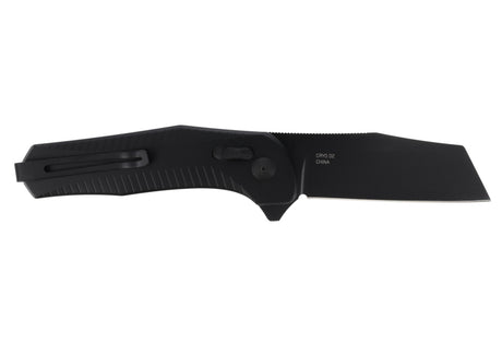 Faltmesser, schwarze Klinge, Taschenmesser, assisted opening, feststehende Klinge