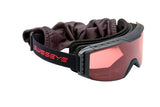 skiuhren, brille, roter lens, verstellbaresband, schaumdichtung