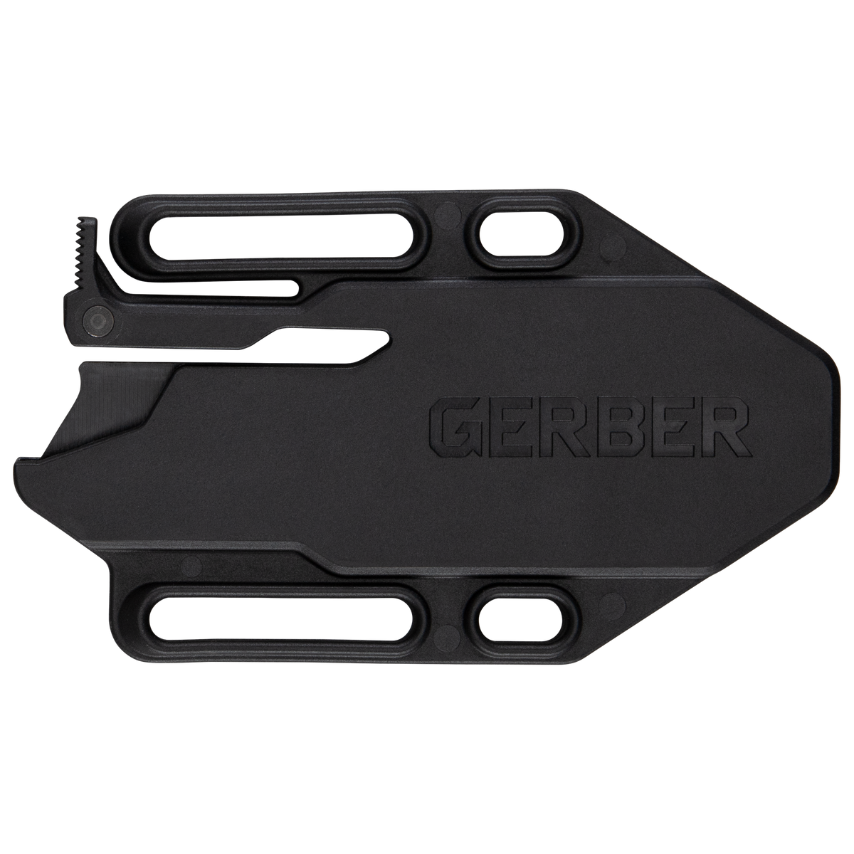 Montageplatte, Gurtschnalle, Schwarz, Polymer, Gerber