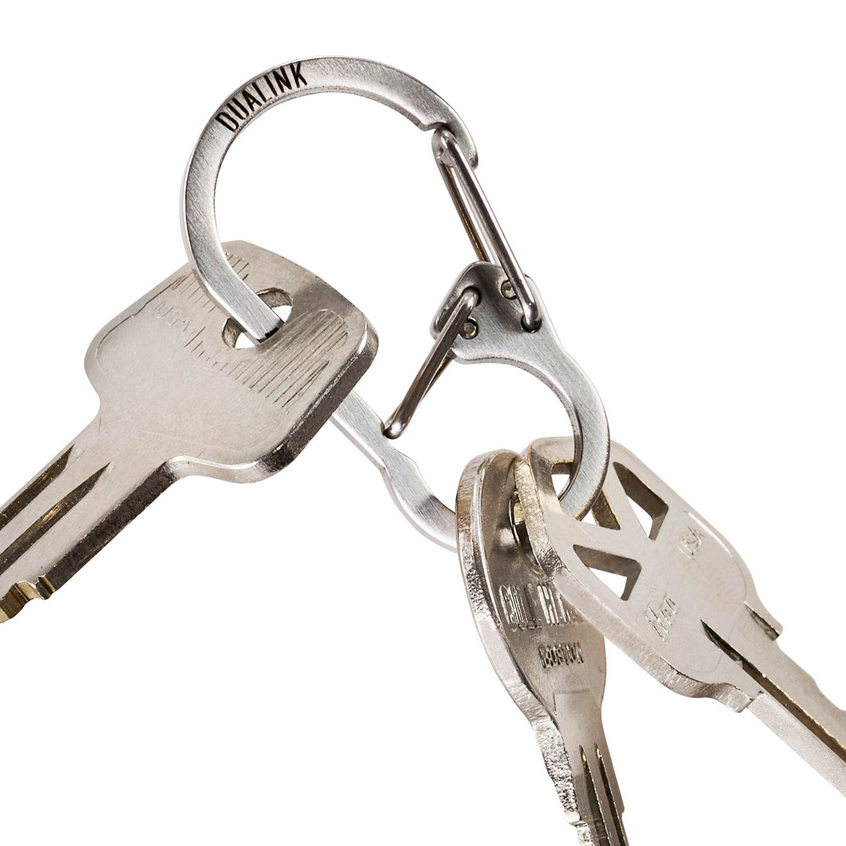 DuaLink™ Dual Chamber Carabiner Karabiner #2 (Edelstahl)